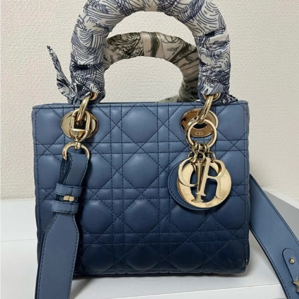Lady Dior Blue Small